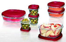 SET CONTAINER PLASTIC W/LID FOOD STORAGE 18PC - Containers